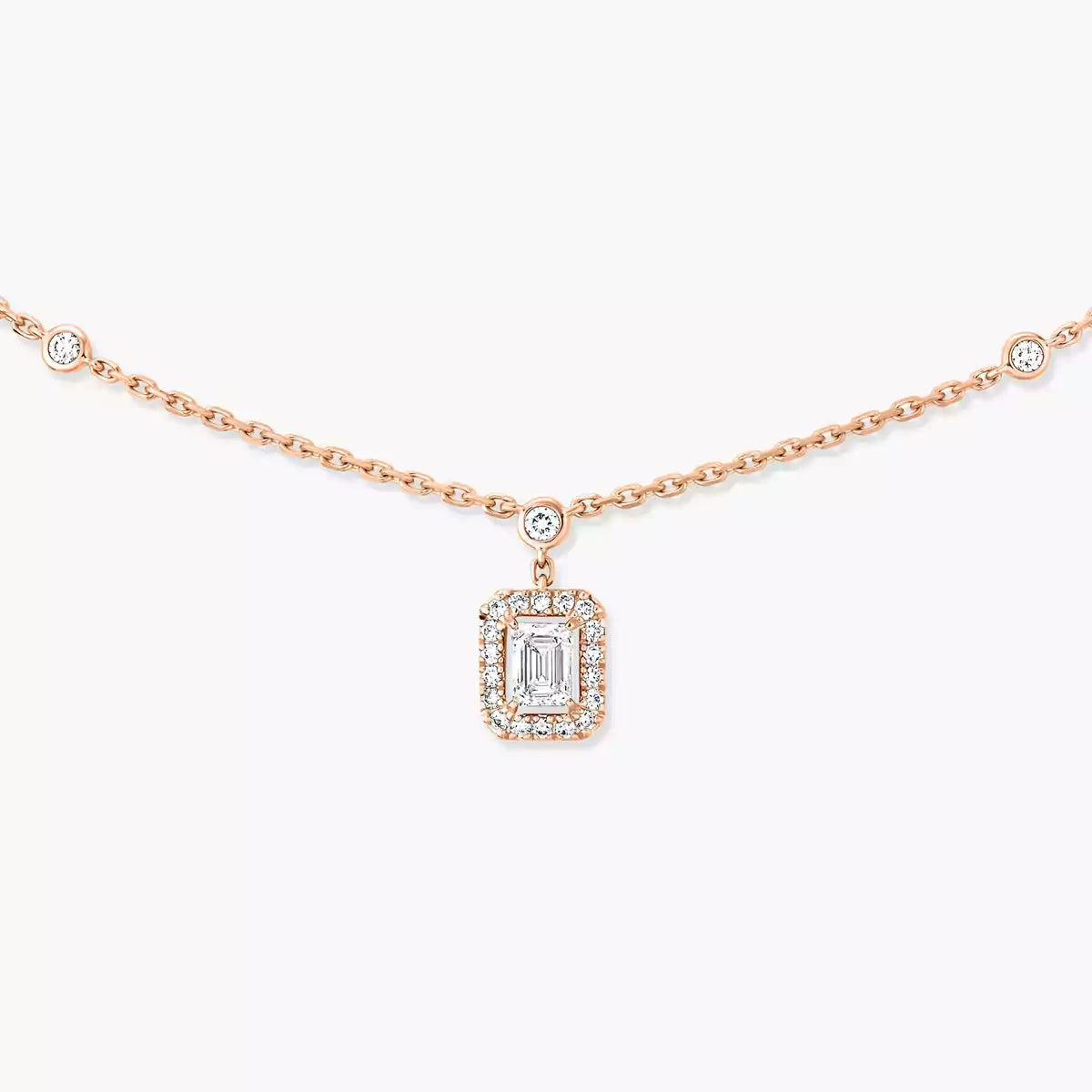 [ORA]My Twin Diamond Necklace in Silver