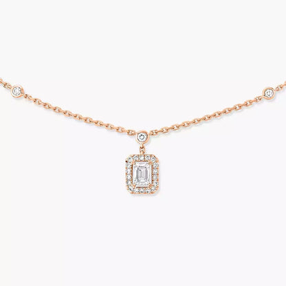 [ORA]My Twin Diamond Necklace in Silver