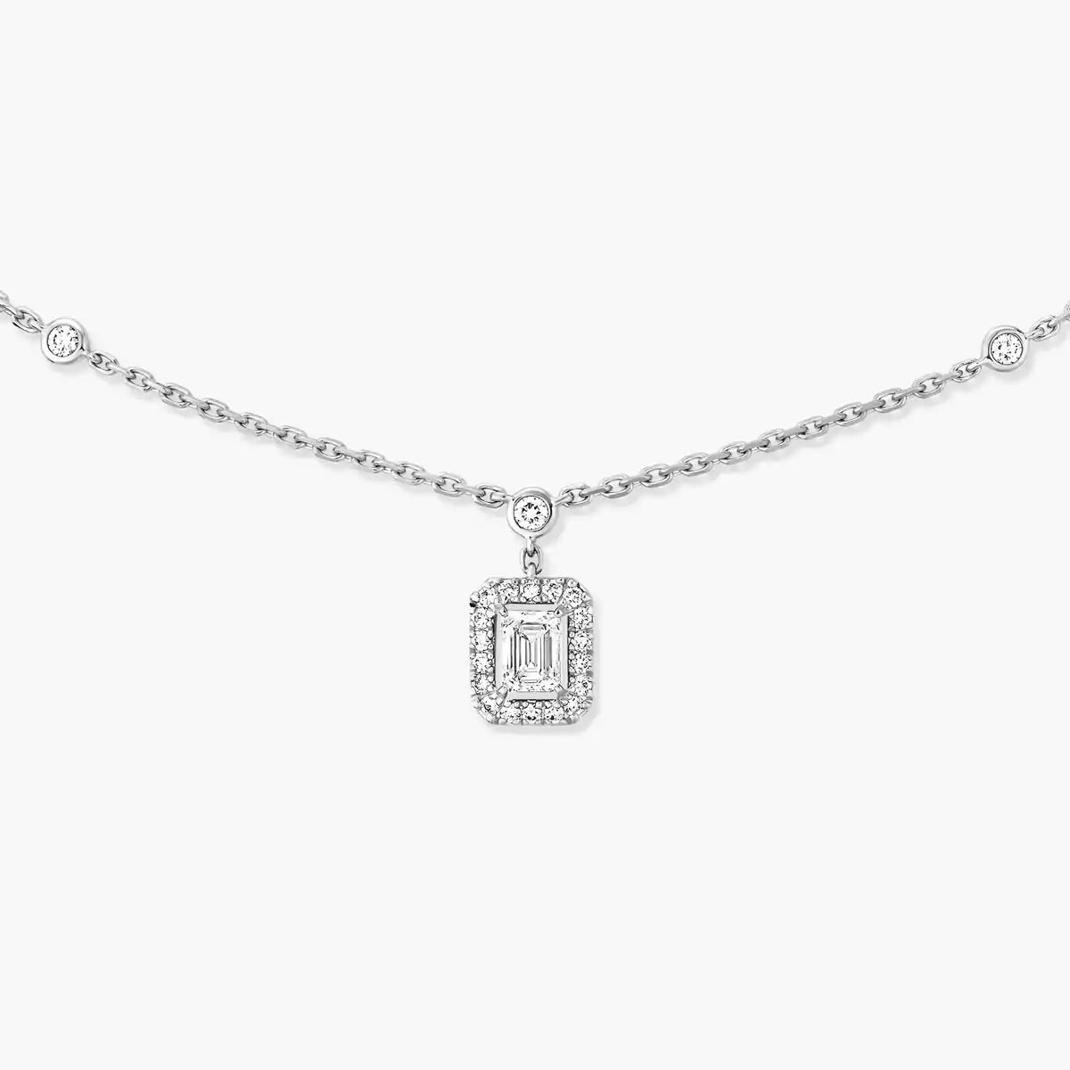 [ORA]My Twin Diamond Necklace in Silver