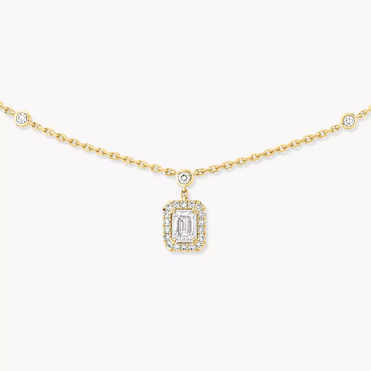 [ORA]My Twin Diamond Necklace in Silver