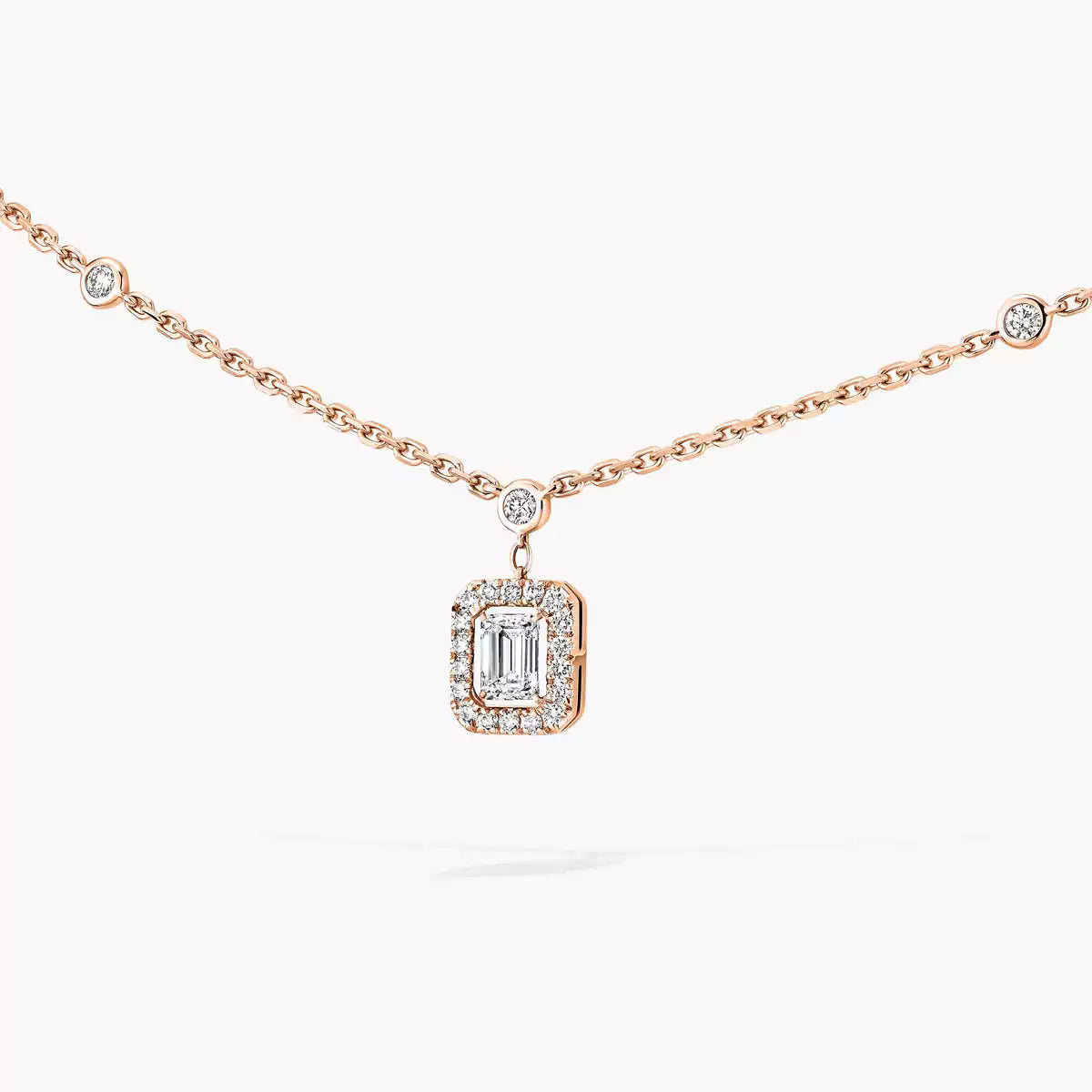 [ORA]My Twin Diamond Necklace in Silver