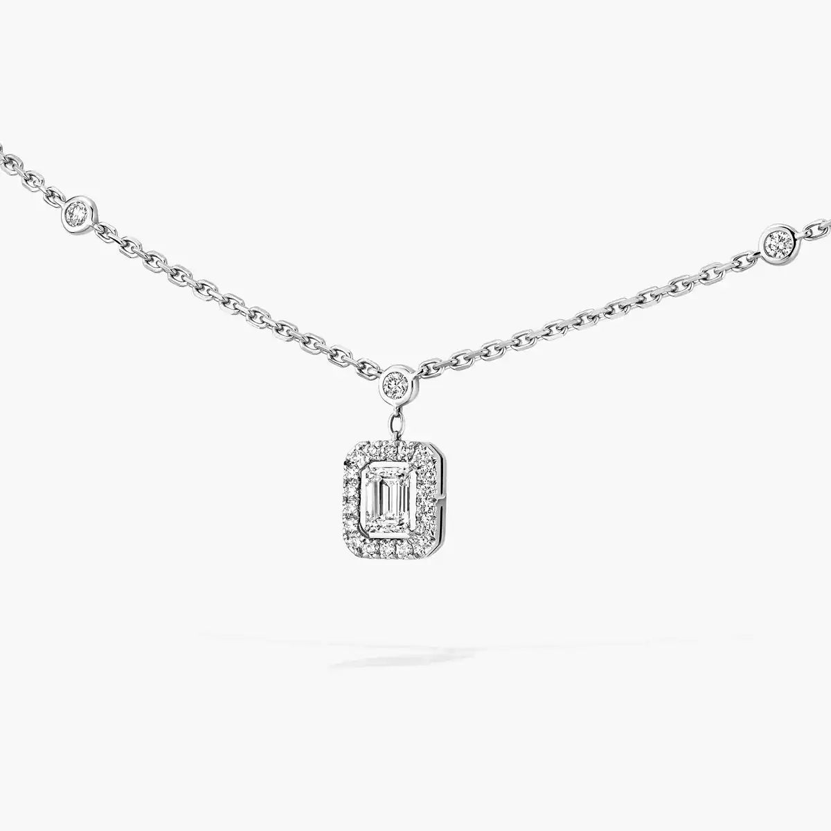 [ORA]My Twin Diamond Necklace in Silver