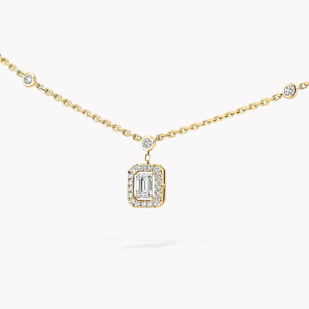 [ORA]My Twin Diamond Necklace in Silver