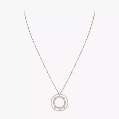 [ORA]Move Romane Long Pave_-Set Diamond Necklace