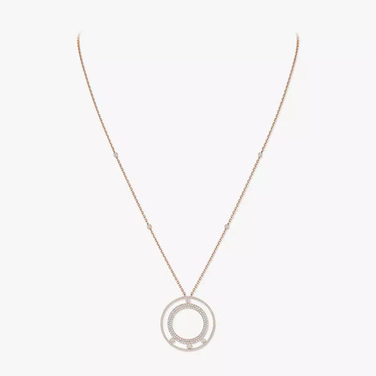 [ORA]Move Romane Long Pave_-Set Diamond Necklace