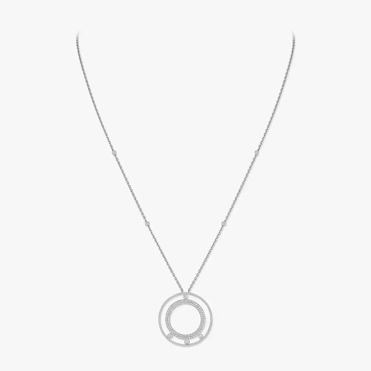 [ORA]Move Romane Long Pave_-Set Diamond Necklace
