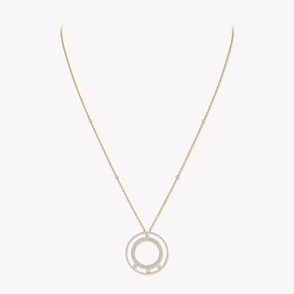 [ORA]Move Romane Long Pave_-Set Diamond Necklace