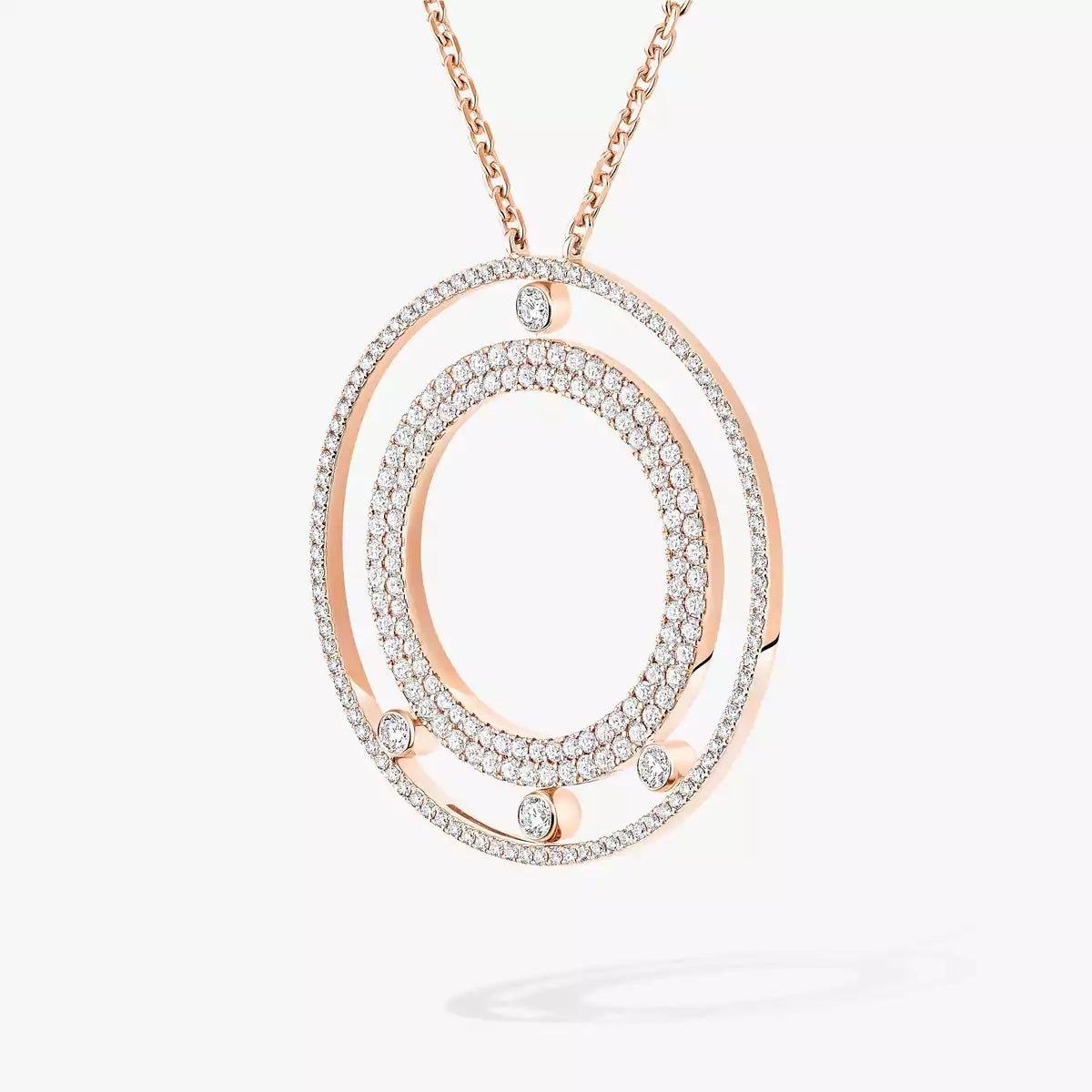 [ORA]Move Romane Long Pave_-Set Diamond Necklace
