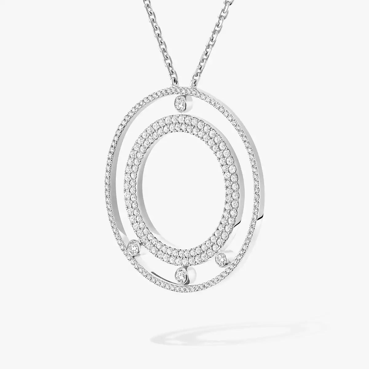 [ORA]Move Romane Long Pave_-Set Diamond Necklace