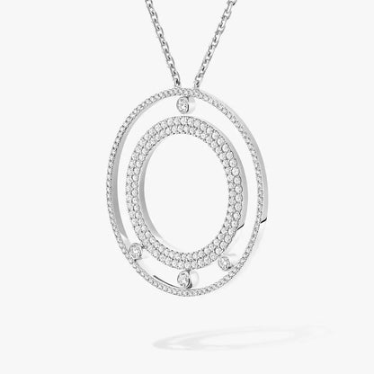 [ORA]Move Romane Long Pave_-Set Diamond Necklace