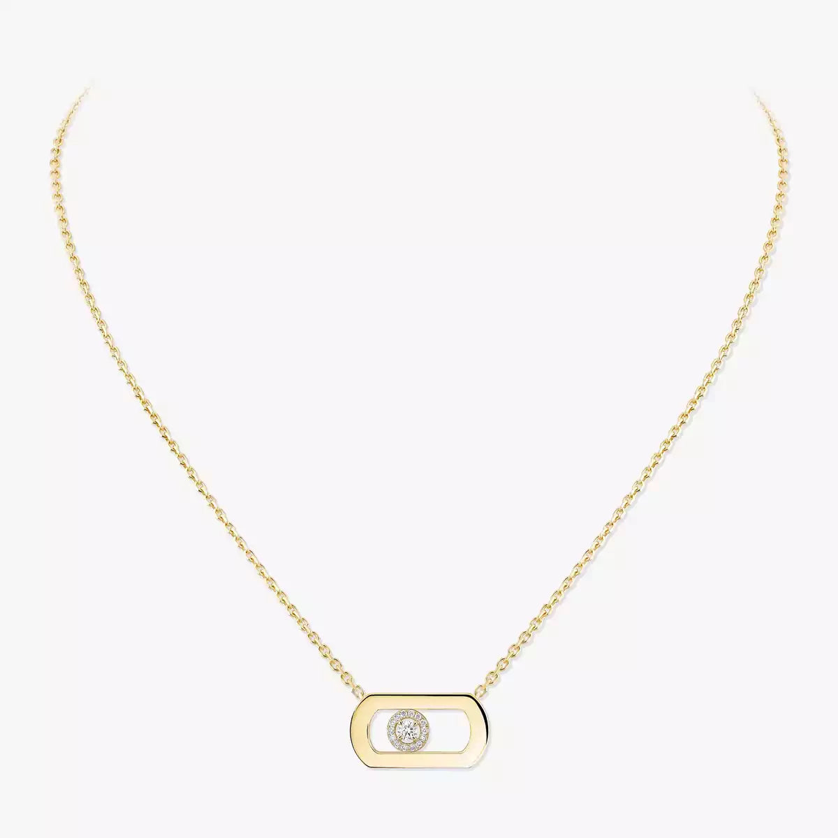[ORA]So Move Diamond Necklace in Gold