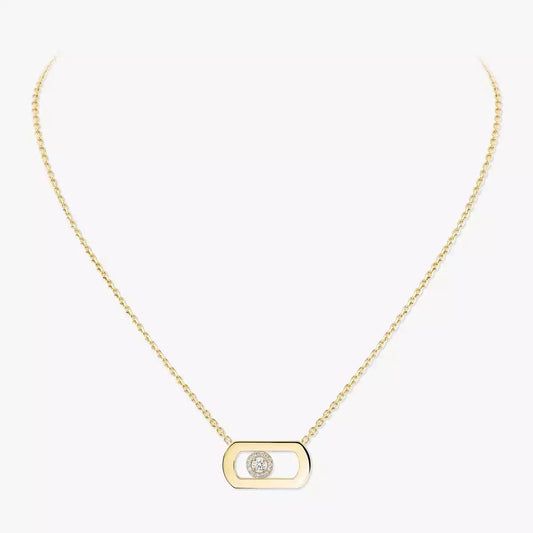 [ORA]So Move Diamond Necklace in Gold