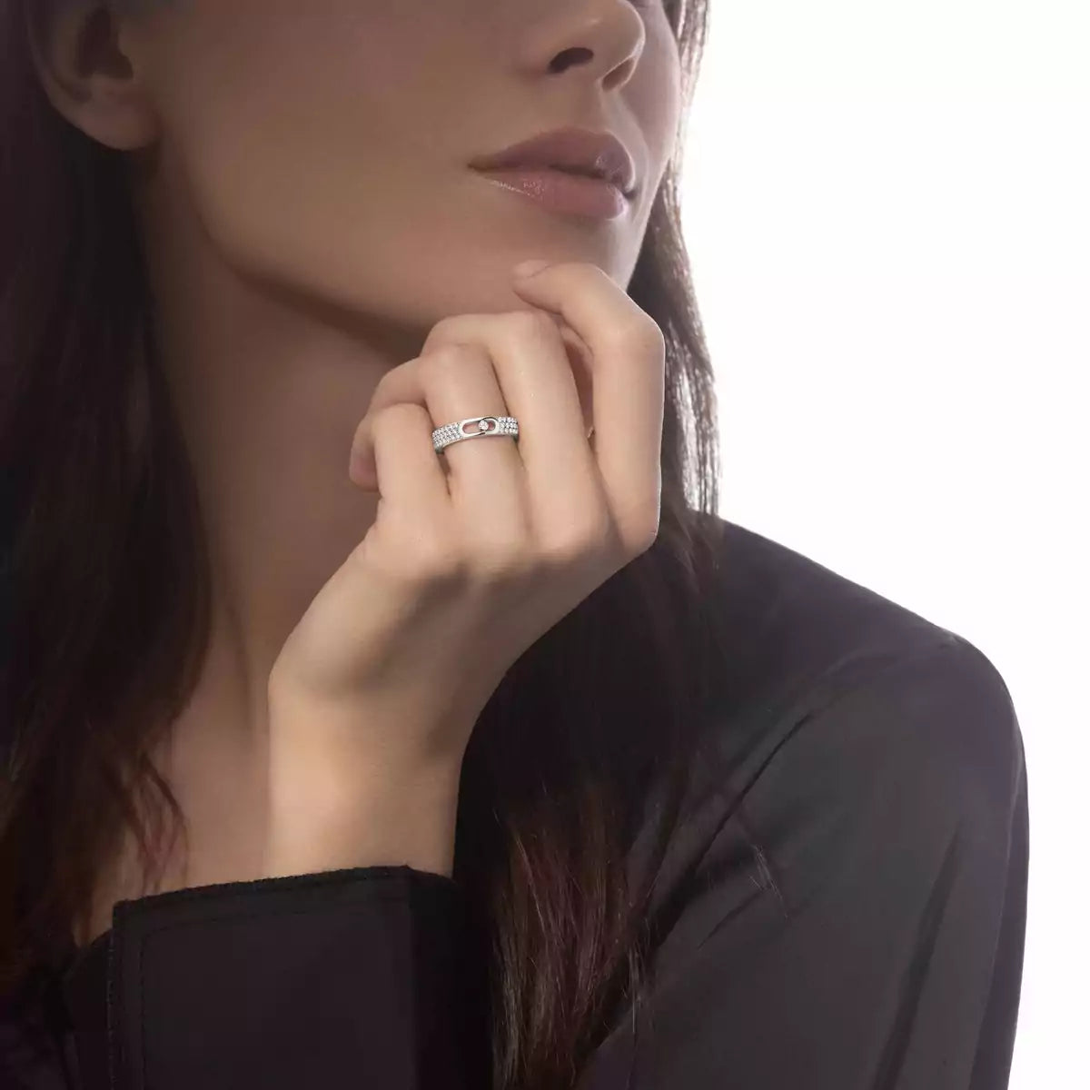 [ORA]Move Joaillerie Pave_ Diamond Wedding Ring