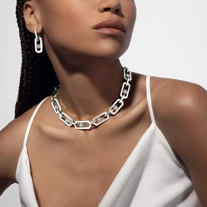 [ORA] So Move XL Diamond Hoop Earring