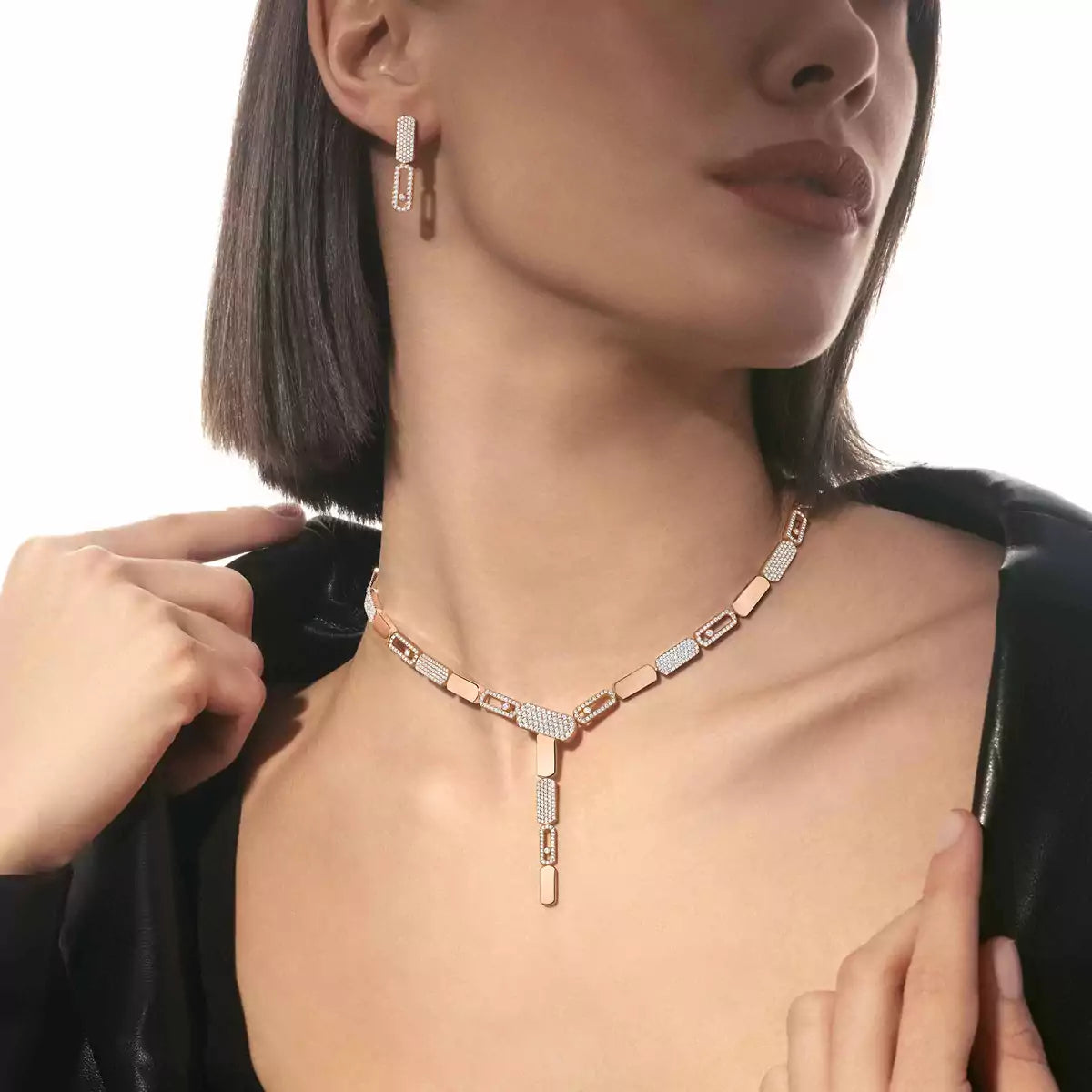 [ORA]Imperial Move SM Diamond Earrings