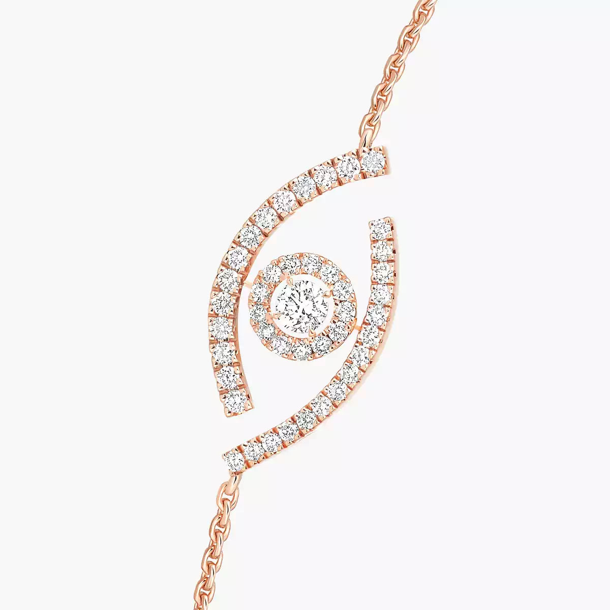 [ORA]Lucky Eye Pave-Set Diamond Bracelet