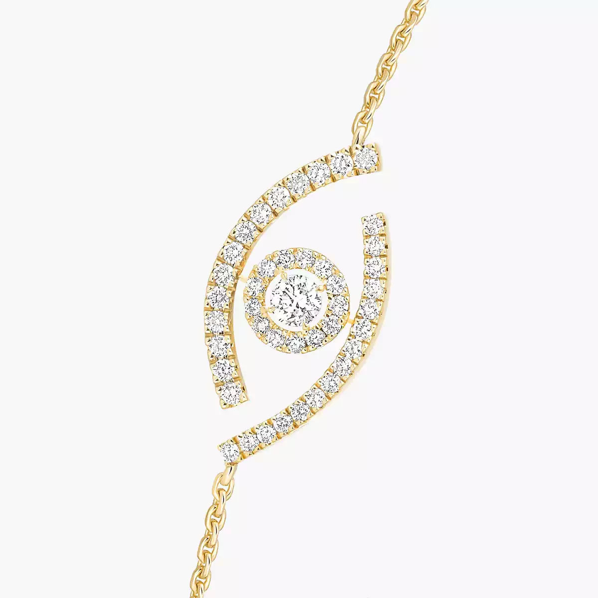 [ORA]Lucky Eye Pave-Set Diamond Bracelet