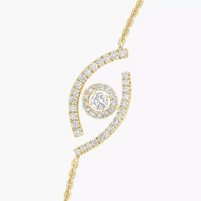 [ORA]Lucky Eye Pave-Set Diamond Bracelet