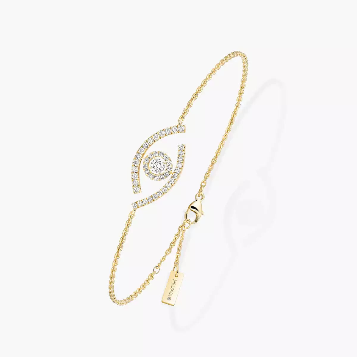 [ORA]Lucky Eye Pave-Set Diamond Bracelet
