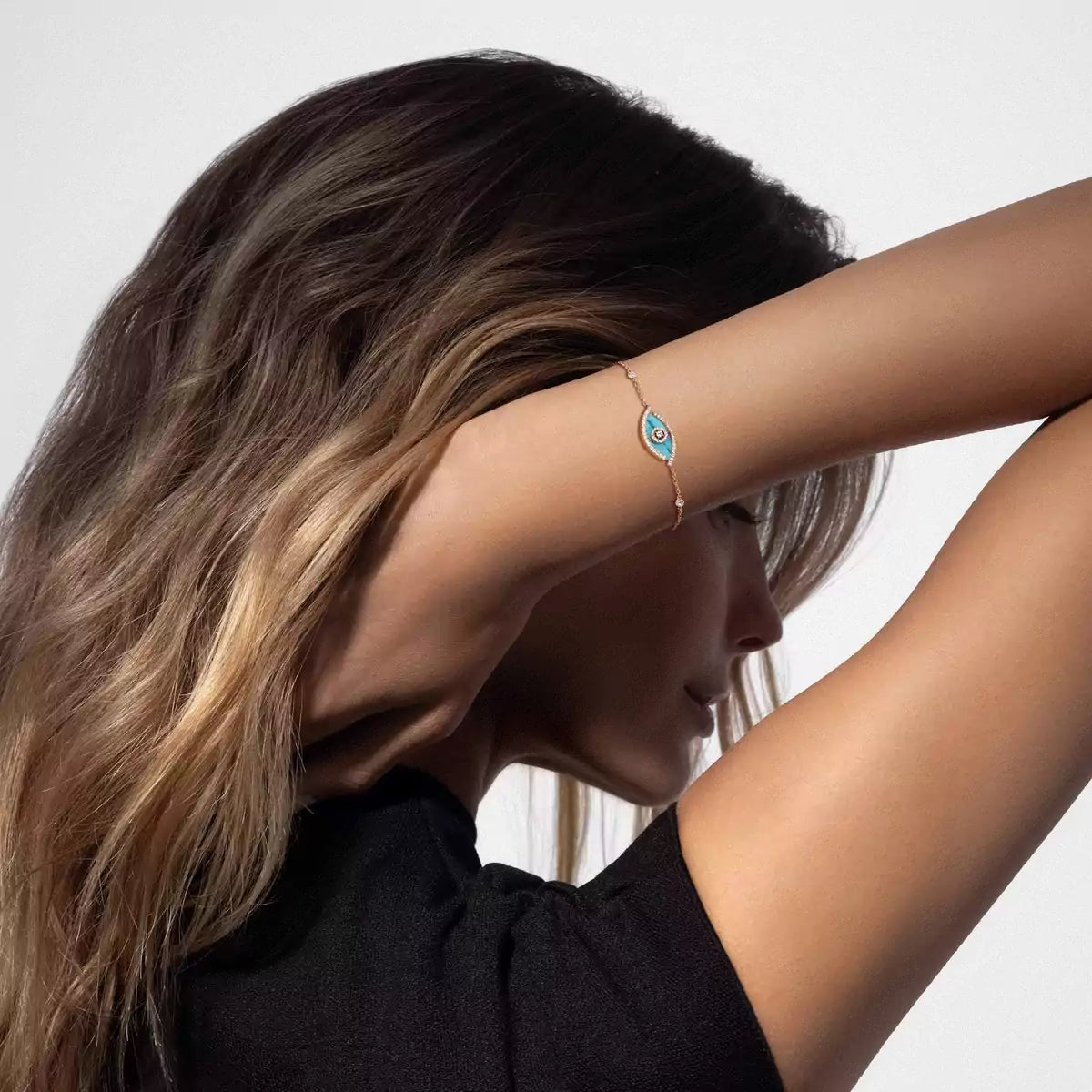 [ORA JEWEL]Lucky Eye Diamond Bracelet