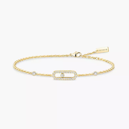 [ORA]Move Uno Diamond Bracelet