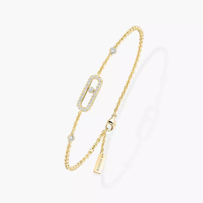 [ORA]Move Uno Diamond Bracelet