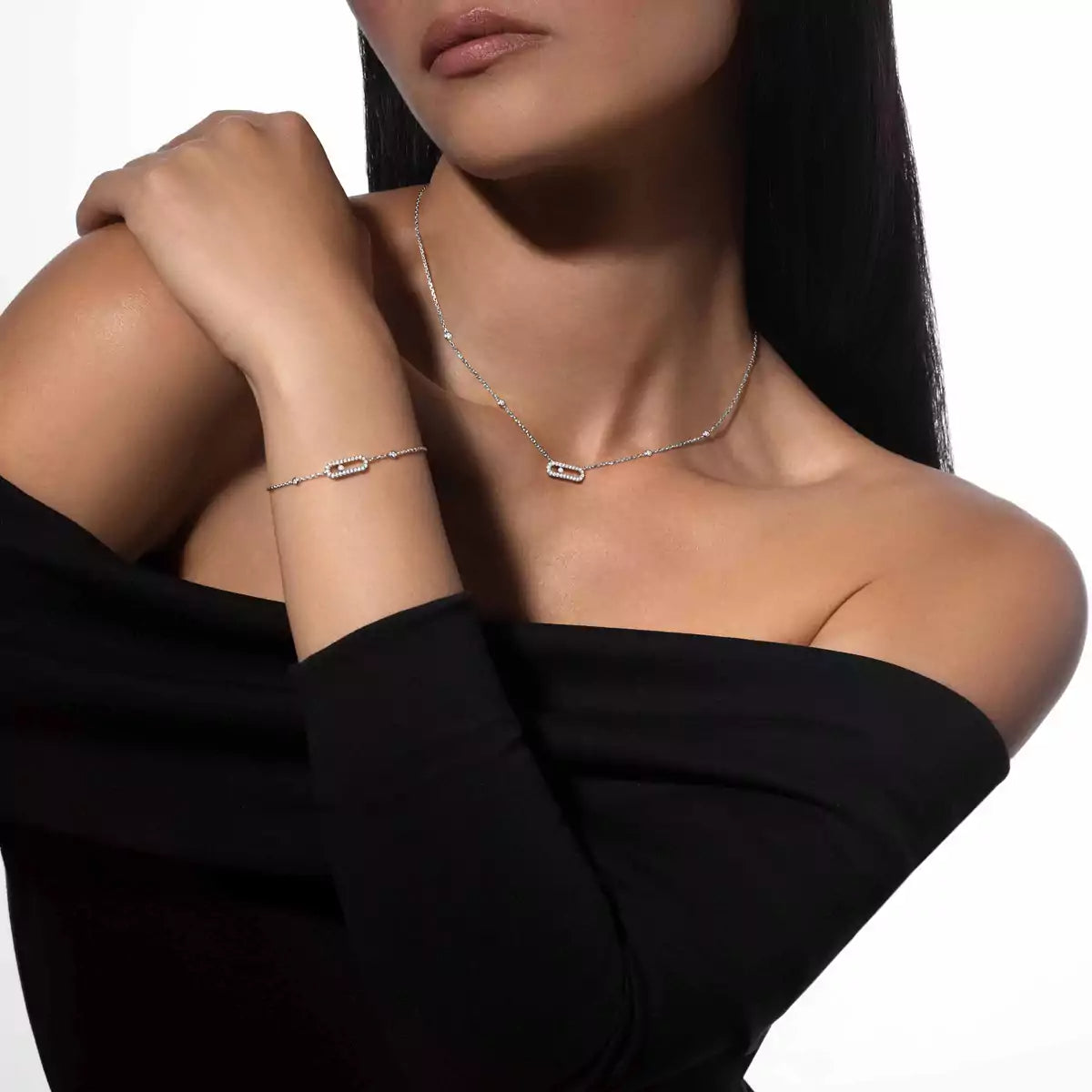 [ORA]Move Uno Diamond Bracelet