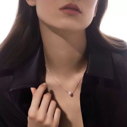 [ORA]Diamond Necklace 0,20ct Brilliant Shape Joy