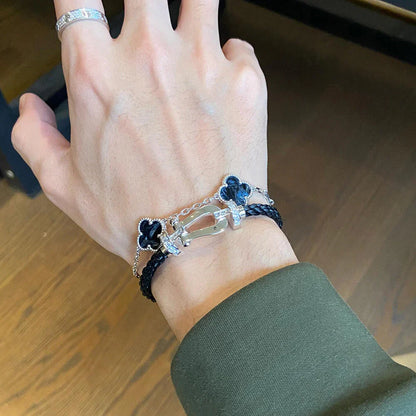 [ORA]CLOVER 5 MOTIF PIETERSITE BRACELET COLLECTION