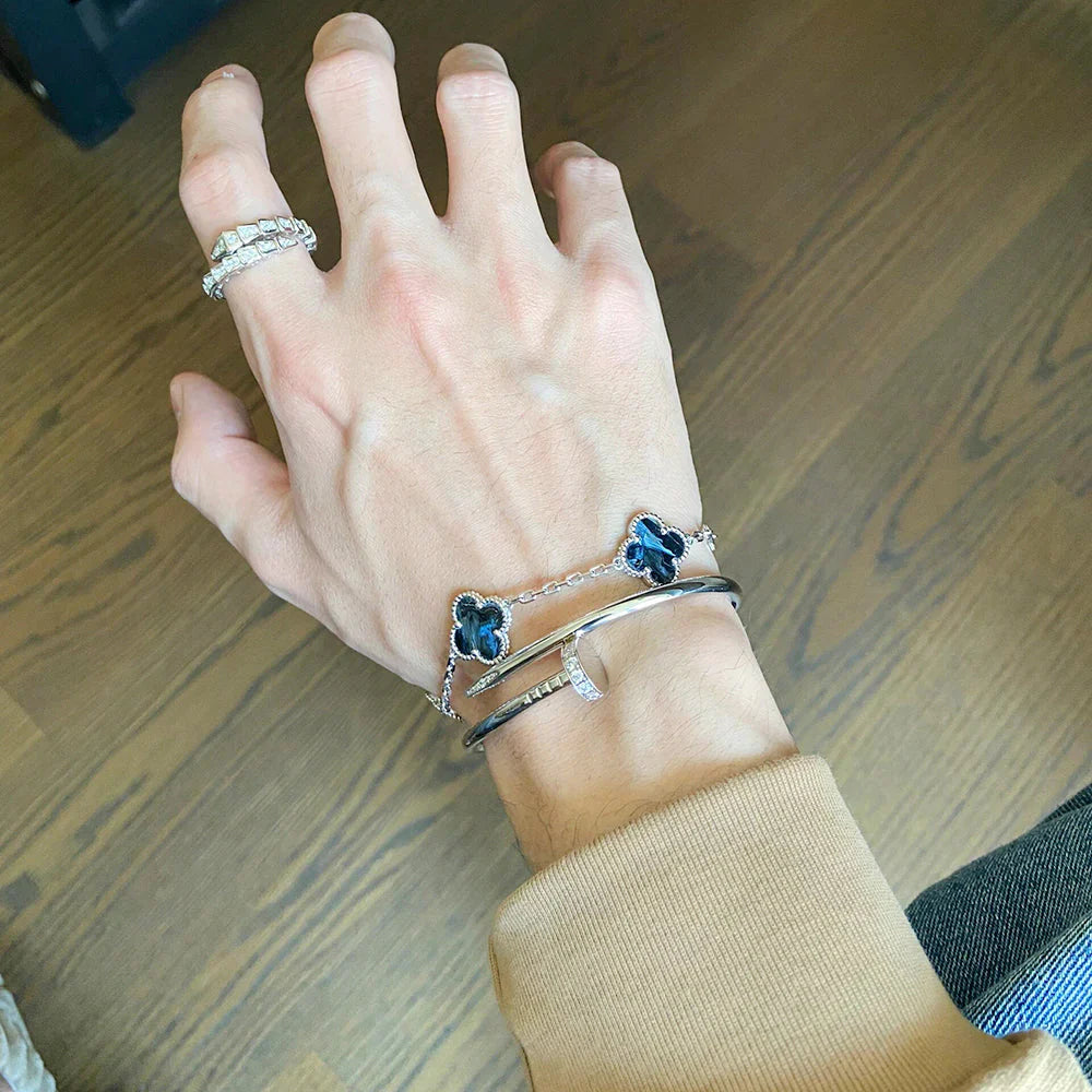 [ORA]CLOVER 5 MOTIF PIETERSITE BRACELET COLLECTION