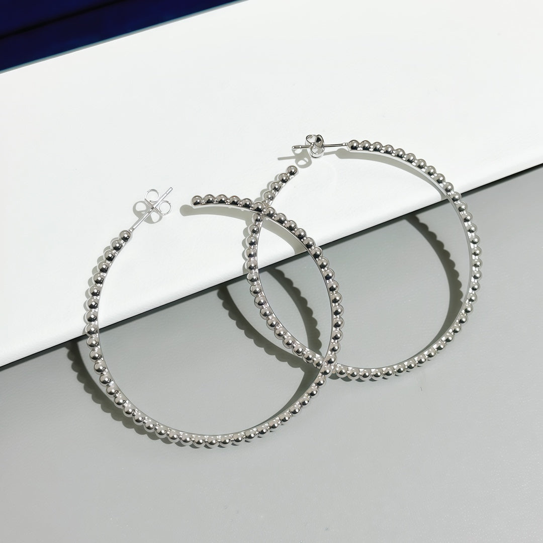 [ORA] SMOOTH BEAD STUD EARRINGS
