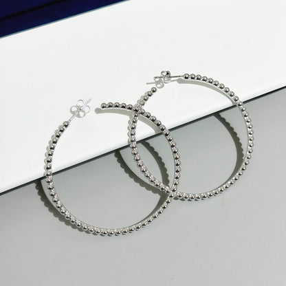 [ORA] SMOOTH BEAD STUD EARRINGS
