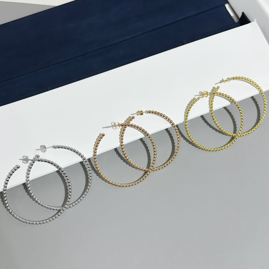 [ORA] SMOOTH BEAD STUD EARRINGS