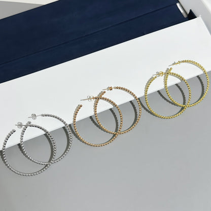 [ORA] SMOOTH BEAD STUD EARRINGS