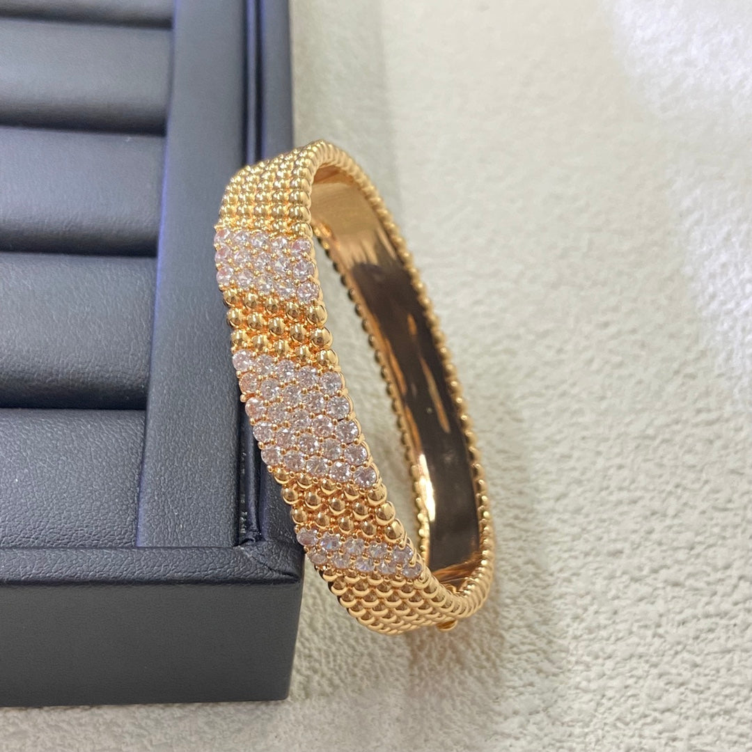 [ORA]  FIVE-ROW DIAMOND BRACELET