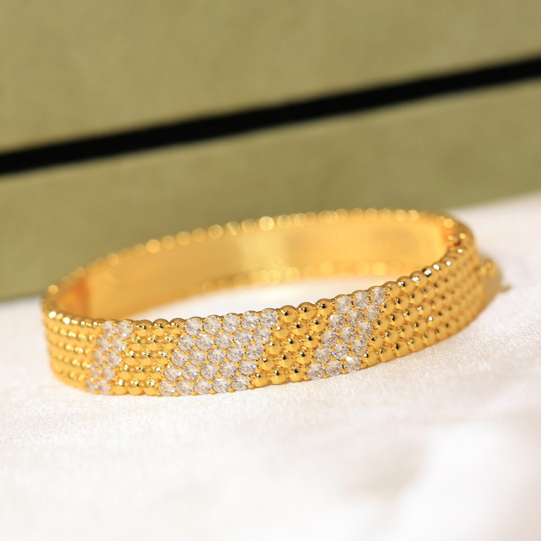 [ORA]  FIVE-ROW DIAMOND BRACELET