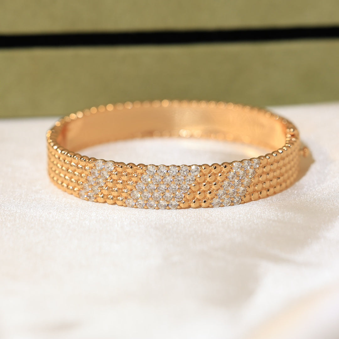 [ORA]  FIVE-ROW DIAMOND BRACELET