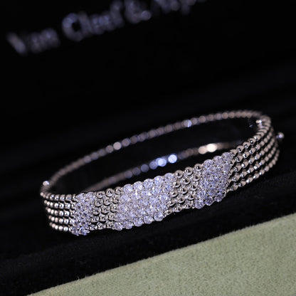 [ORA]  FIVE-ROW DIAMOND BRACELET