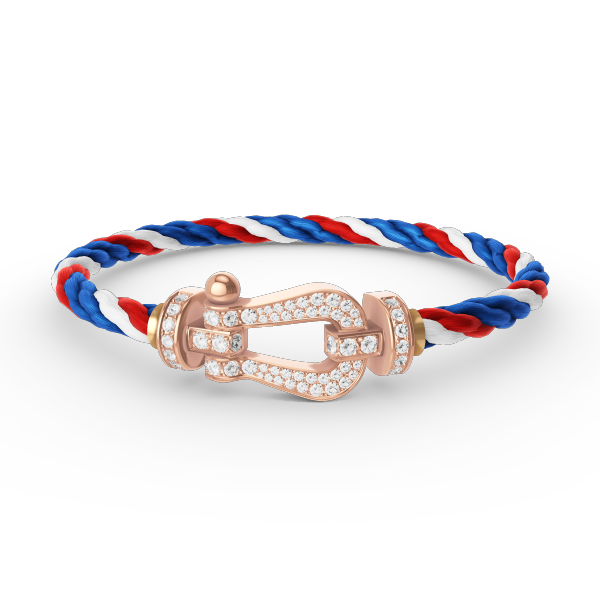 [ORA]FORCE LARGE HORSESHOE FULL DIAMOND BRACELET ROSE GOLD