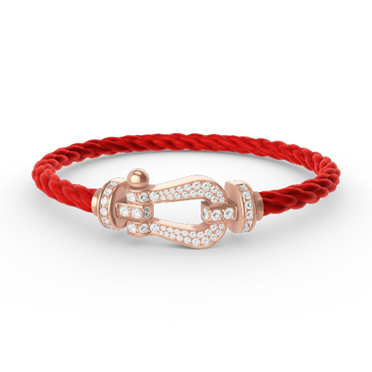 [ORA]FORCE LARGE HORSESHOE FULL DIAMOND BRACELET ROSE GOLD