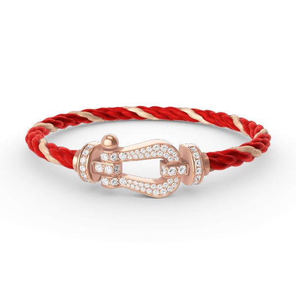 [ORA]FORCE LARGE HORSESHOE FULL DIAMOND BRACELET ROSE GOLD
