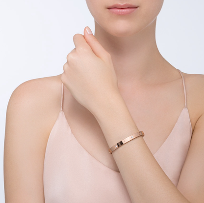 [ORA]LOVE BRACELET 6.1MM 4 DIAMONDS