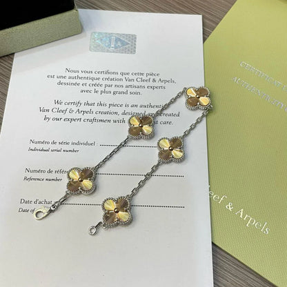 [ORA] CLOVER 5 MOTIF LASER BRACELET COLLECTION