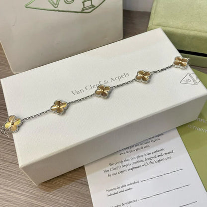 [ORA] CLOVER 5 MOTIF LASER BRACELET COLLECTION