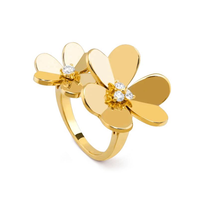 [ORA]CLOVER COMOS GOLD DIAMOND RING