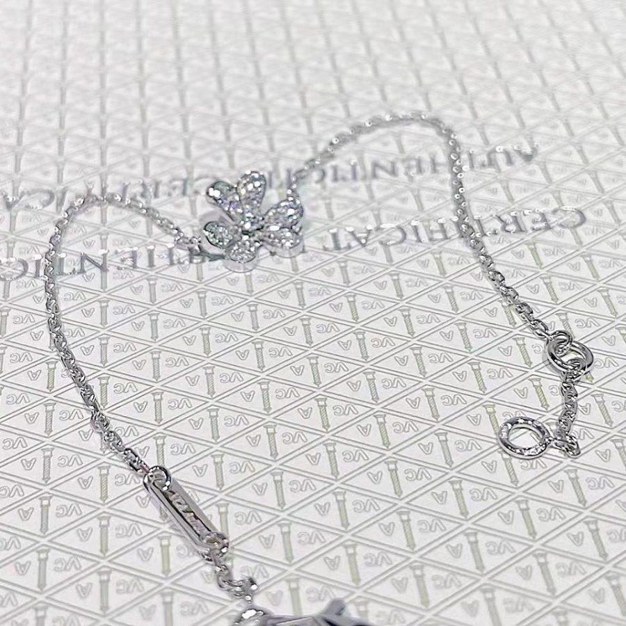 [ORA]FRIVOLE SILVER FLOWER DIAMOND BRACELET
