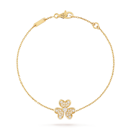 [ORA]FRIVOLE GOLD FLOWER DIAMOND BRACELET