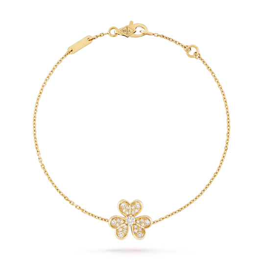 [ORA]FRIVOLE GOLD FLOWER DIAMOND BRACELET