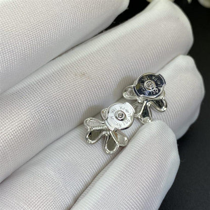[ORA]FRIVOLE MINI SILVER FLOWER EARRINGS