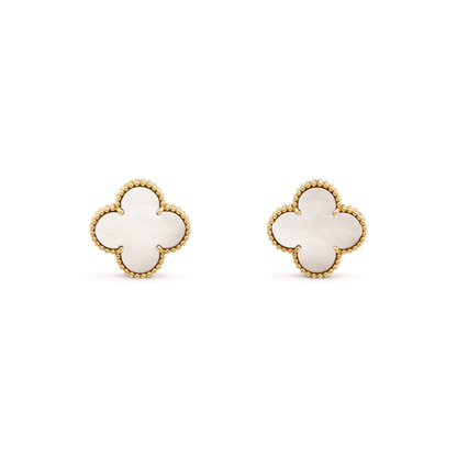 [ORA]CLOVER MINI GOLD EARRINGS